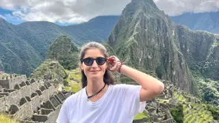 Amalia (28) worked for a year in Peru. EE