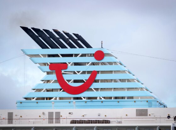 Tui Cruise Ship Marella Explorer pictured leaving Southampton, UK