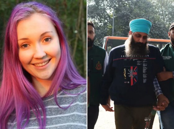 An image collage containing 2 images, Image 1 shows Toyah Cordingley, Image 2 shows INDIA-AUSTRALIA-CRIME-COURT