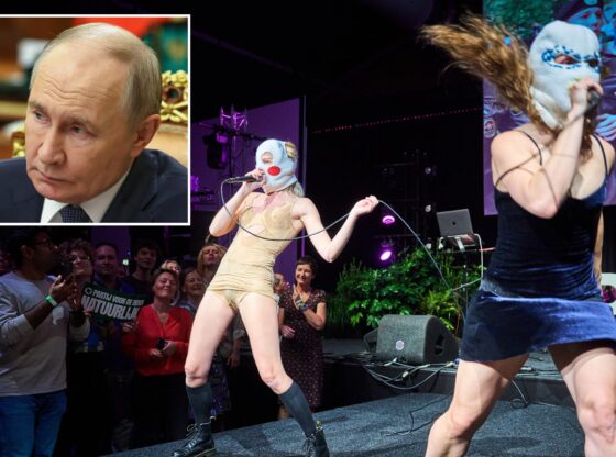 An image collage containing 2 images, Image 1 shows Party for the Animals Holds Election Congress, 'S-Hertogenbosch, The Netherlands - 07 Sep 2025, Image 2 shows Russia Putin