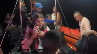 Andrea Ortuño, survivor of the Indonesian shipwreck.