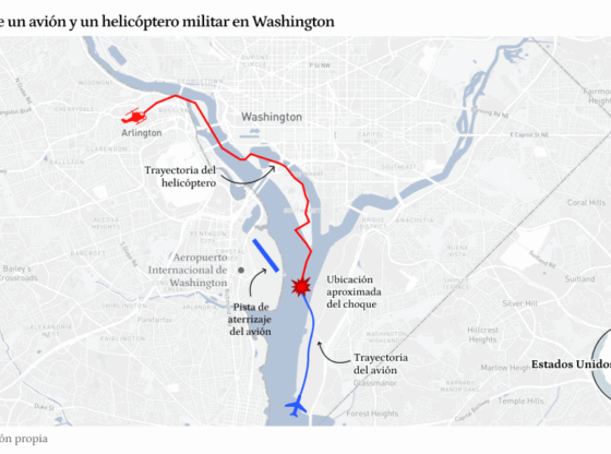 Washington plane crash map.