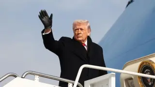 US President Donald Trump this Friday in Washington.