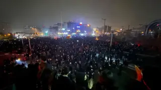Protests in Iran on January 10.