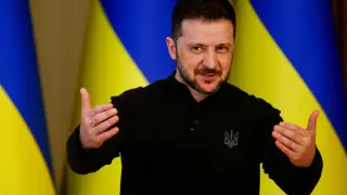 Ukrainian President Volodymyr Zelensky.
