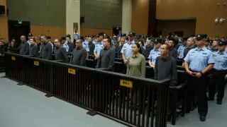 Members of the mafia group sentenced to death by Beijing.