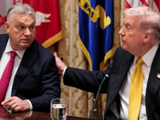 Donald Trump receives Hungarian Prime Minister Viktor Orbán at the White House.