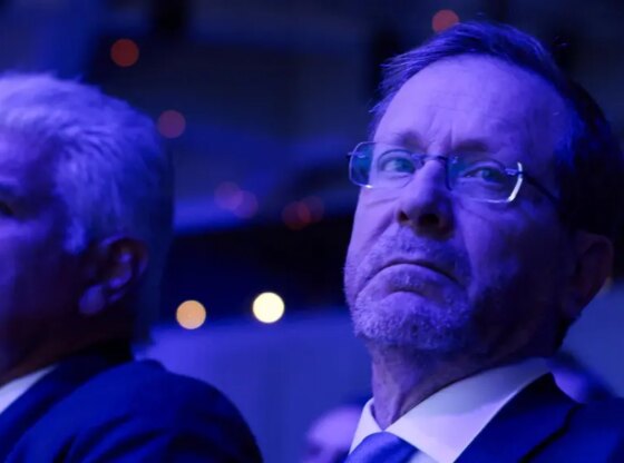 Israeli President Isaac Herzog at the Davos Forum.